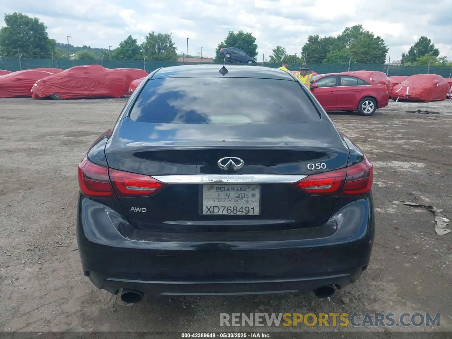 15 Photograph of a damaged car JN1EV7AR1KM553722 INFINITI Q50 2019