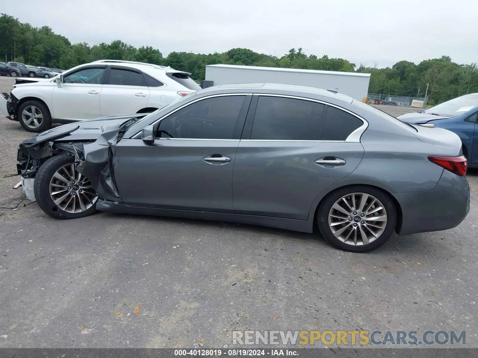 15 Photograph of a damaged car JN1EV7AR1KM559553 INFINITI Q50 2019