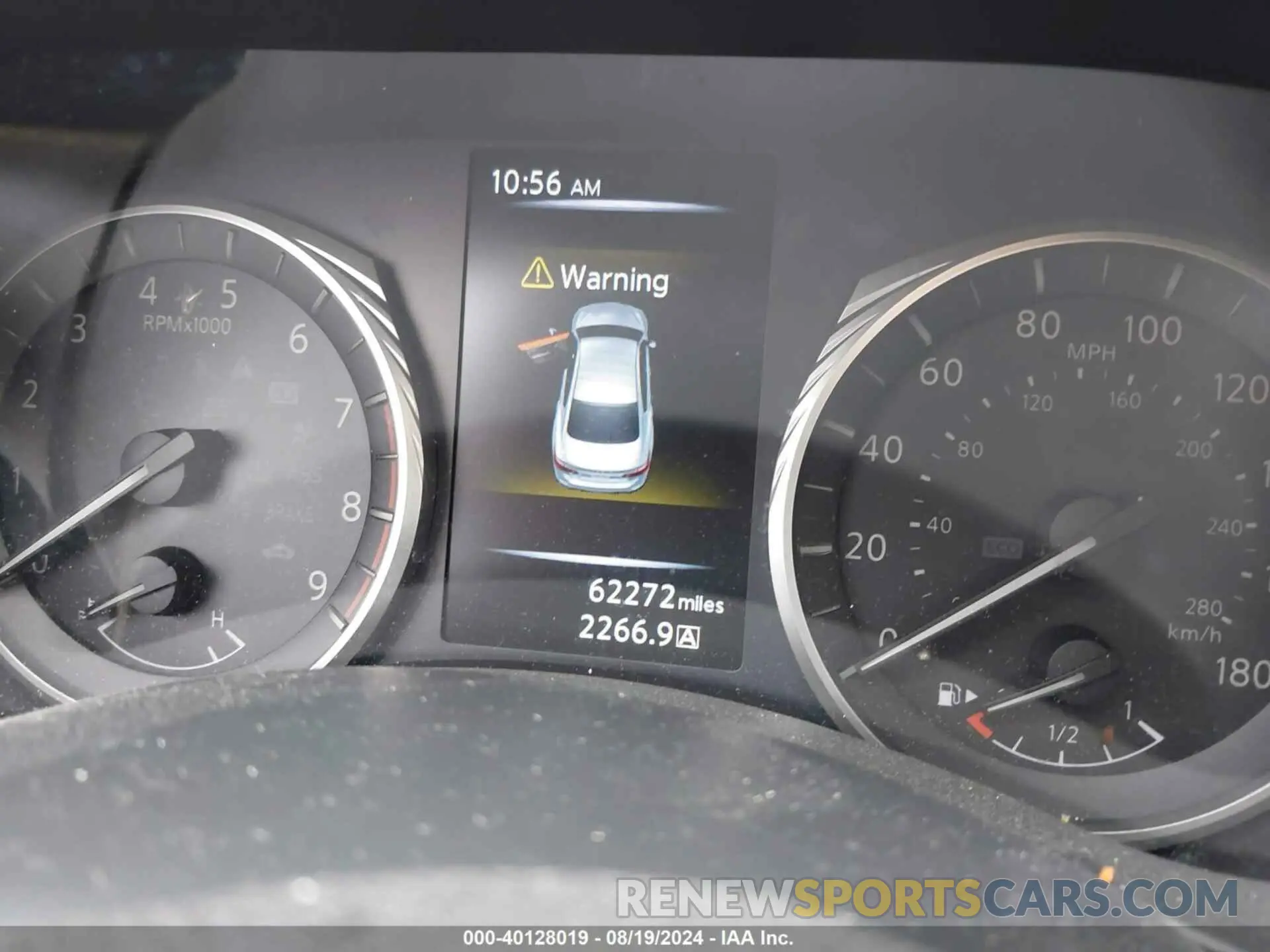 7 Photograph of a damaged car JN1EV7AR1KM559553 INFINITI Q50 2019