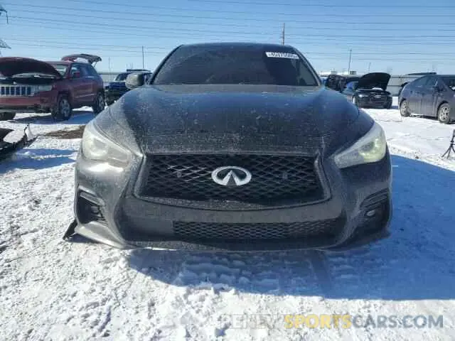 5 Photograph of a damaged car JN1EV7AR1KM591984 INFINITI Q50 2019
