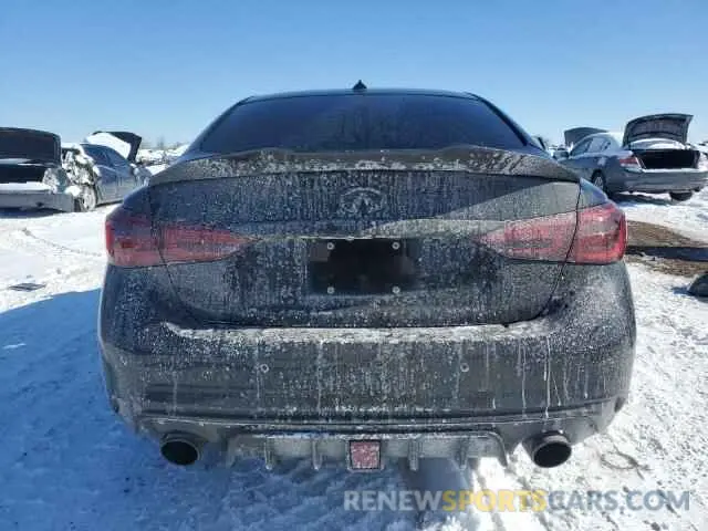 6 Photograph of a damaged car JN1EV7AR1KM591984 INFINITI Q50 2019