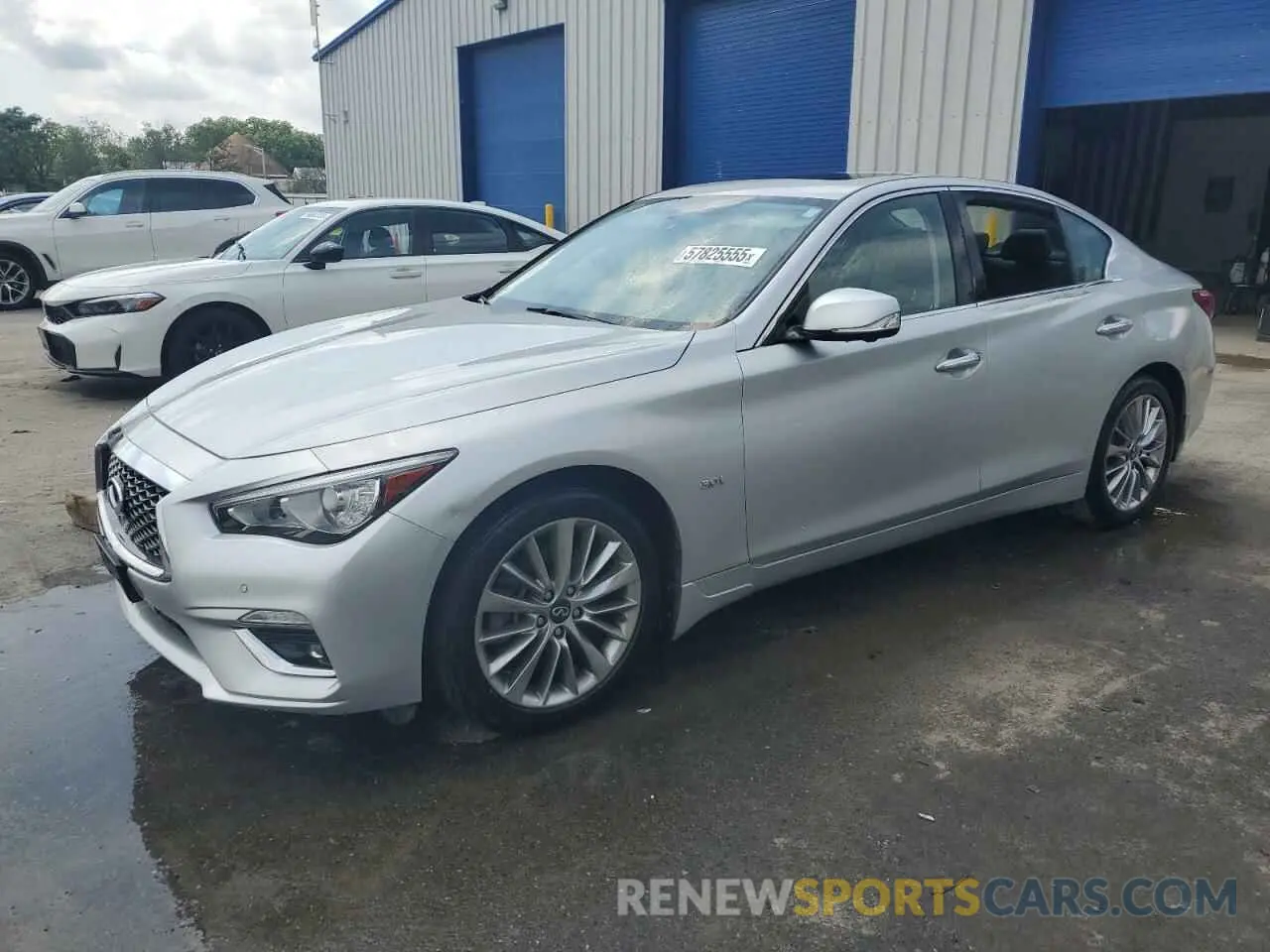1 Photograph of a damaged car JN1EV7AR1KM593914 INFINITI Q50 2019