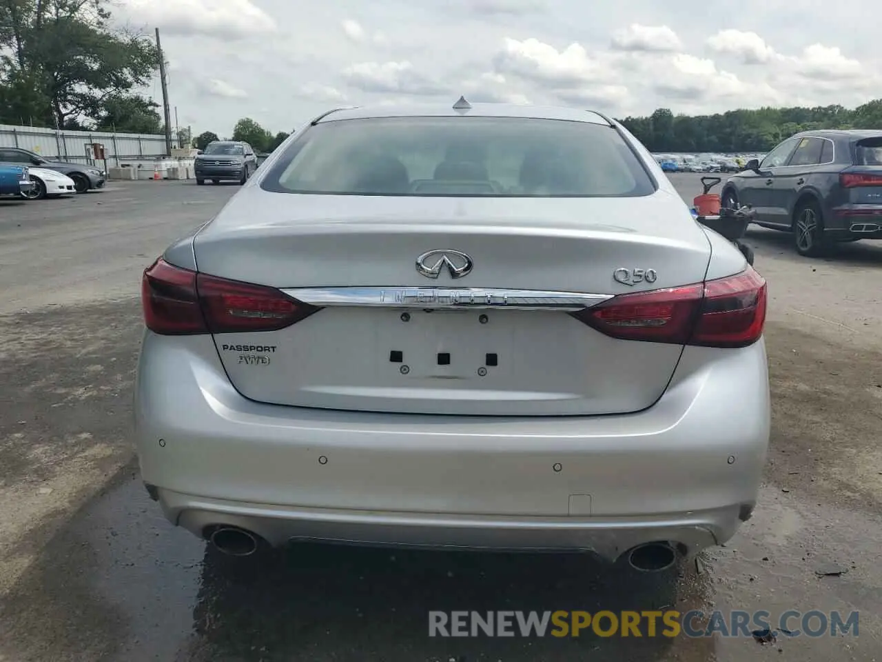 6 Photograph of a damaged car JN1EV7AR1KM593914 INFINITI Q50 2019