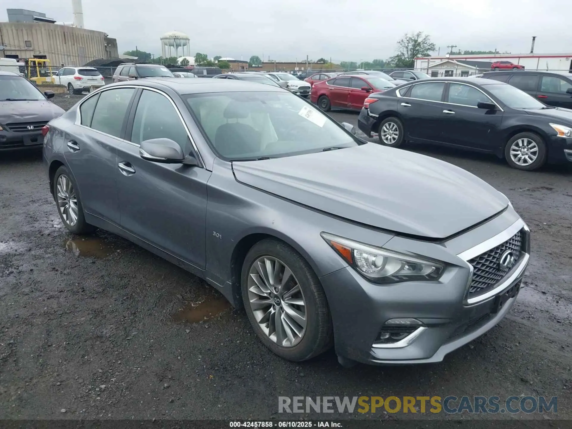 1 Photograph of a damaged car JN1EV7AR2KM550425 INFINITI Q50 2019