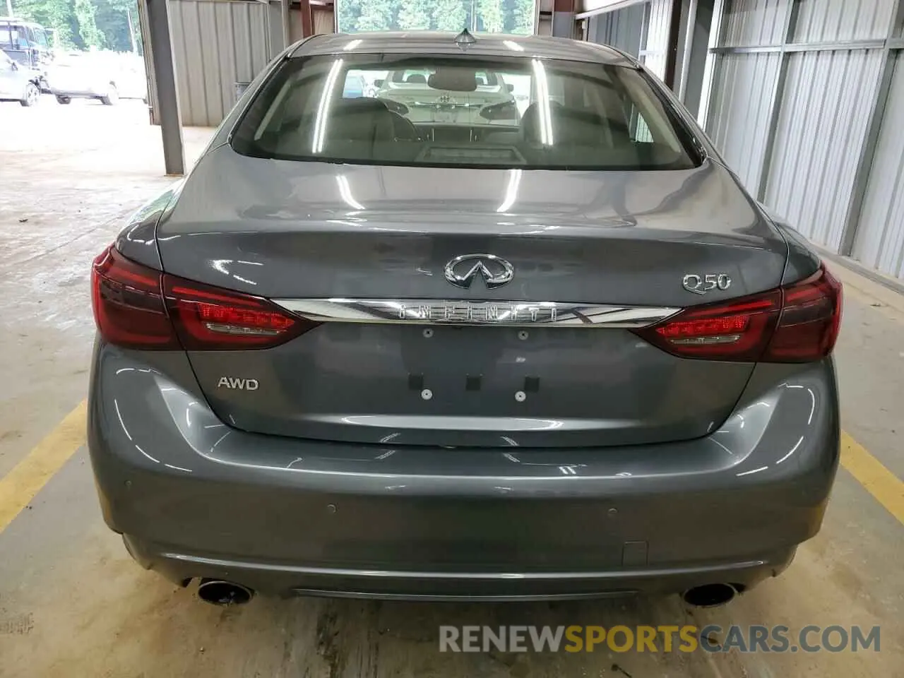 6 Photograph of a damaged car JN1EV7AR2KM554667 INFINITI Q50 2019