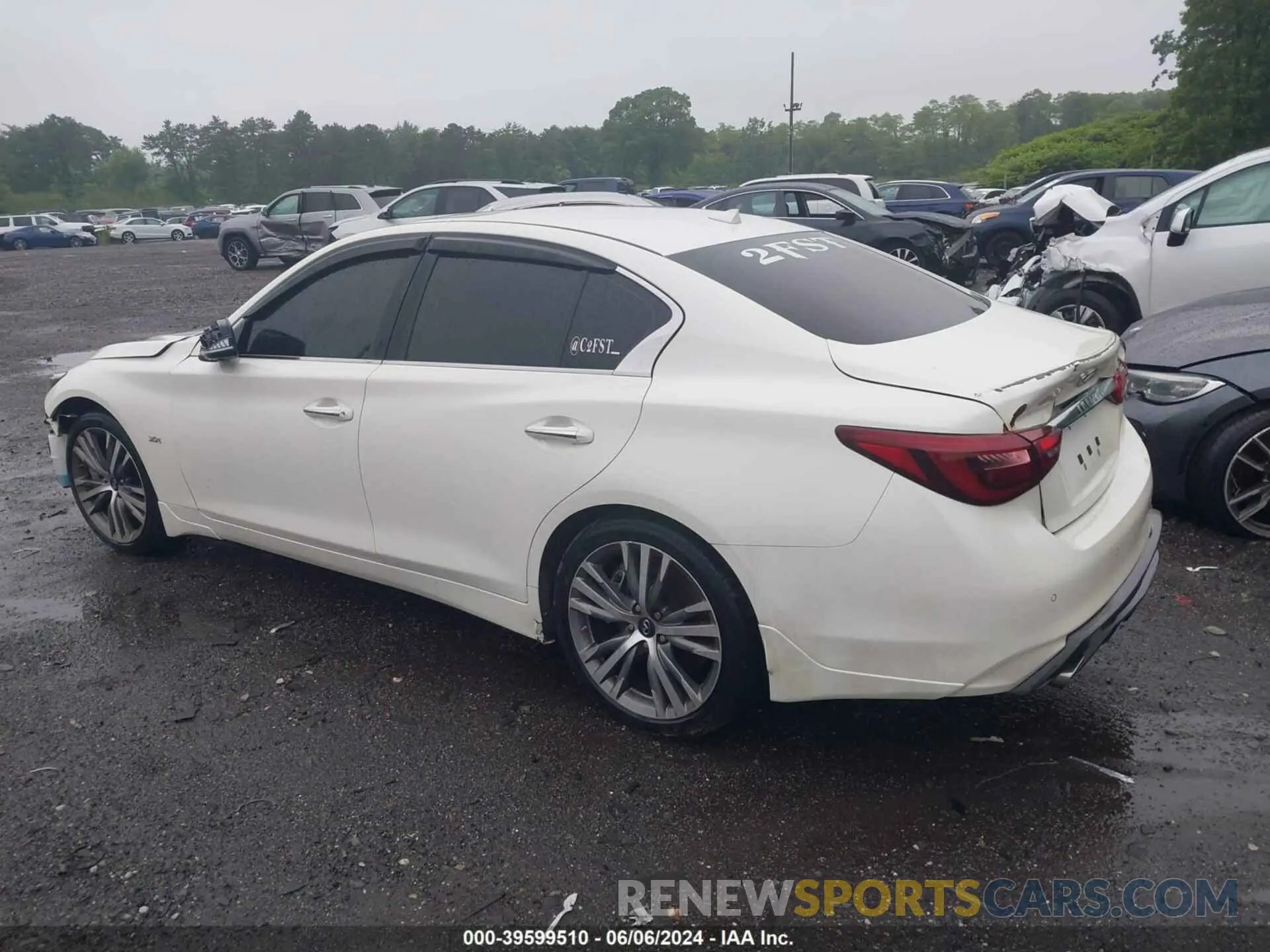 3 Photograph of a damaged car JN1EV7AR2KM554684 INFINITI Q50 2019
