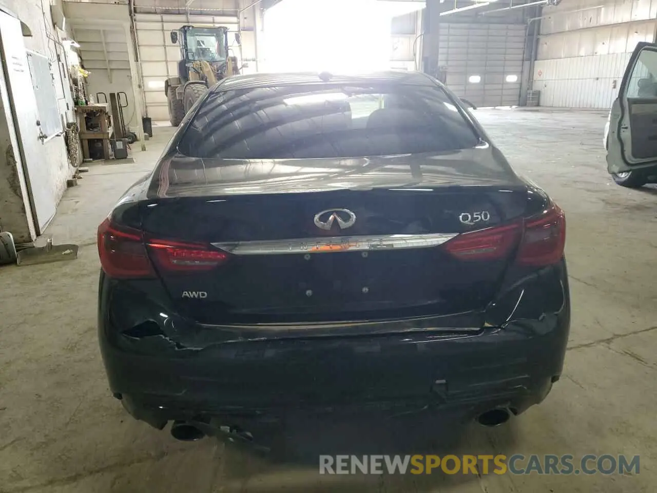 6 Photograph of a damaged car JN1EV7AR2KM555382 INFINITI Q50 2019
