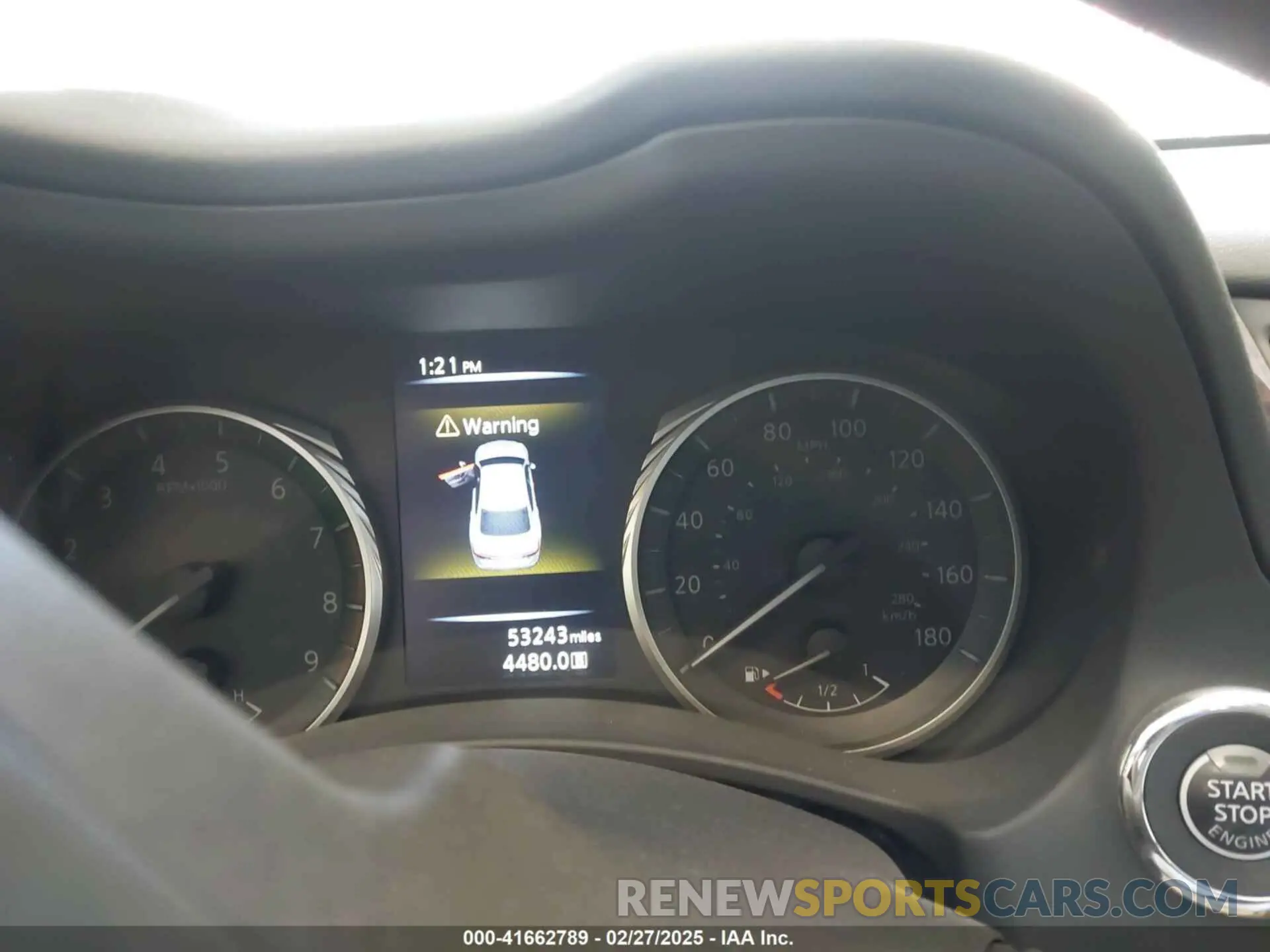 7 Photograph of a damaged car JN1EV7AR2KM557469 INFINITI Q50 2019