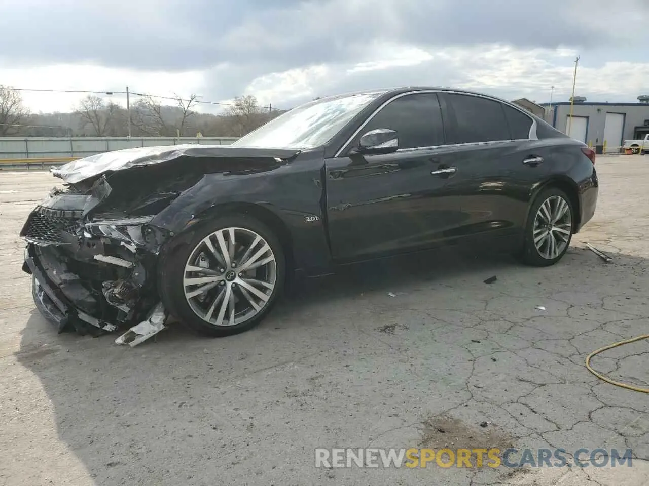 1 Photograph of a damaged car JN1EV7AR2KM557696 INFINITI Q50 2019