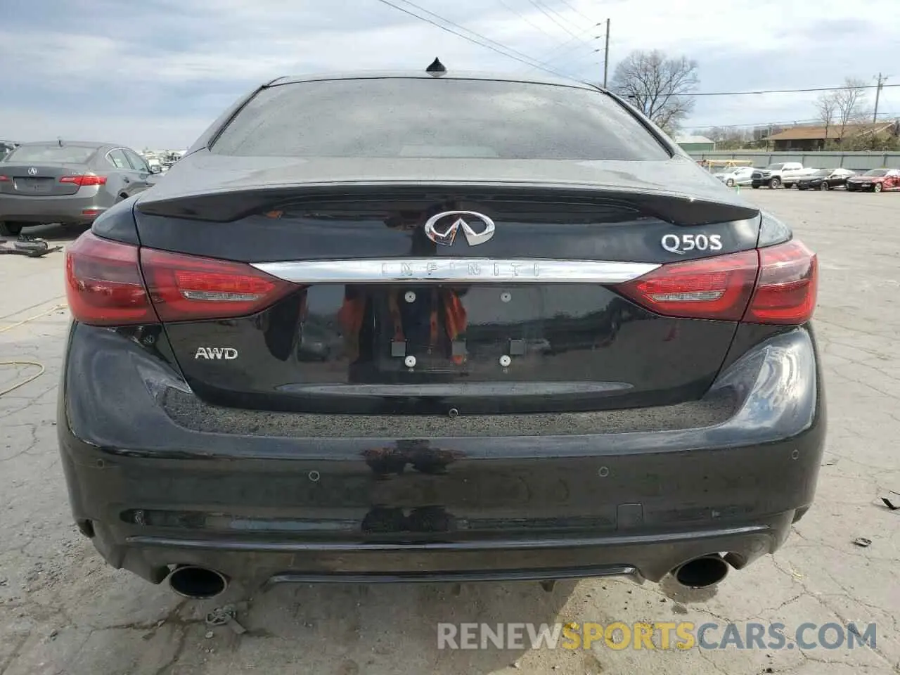 6 Photograph of a damaged car JN1EV7AR2KM557696 INFINITI Q50 2019