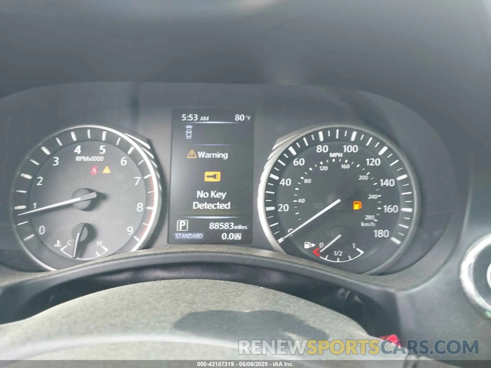 7 Photograph of a damaged car JN1EV7AR2KM559657 INFINITI Q50 2019