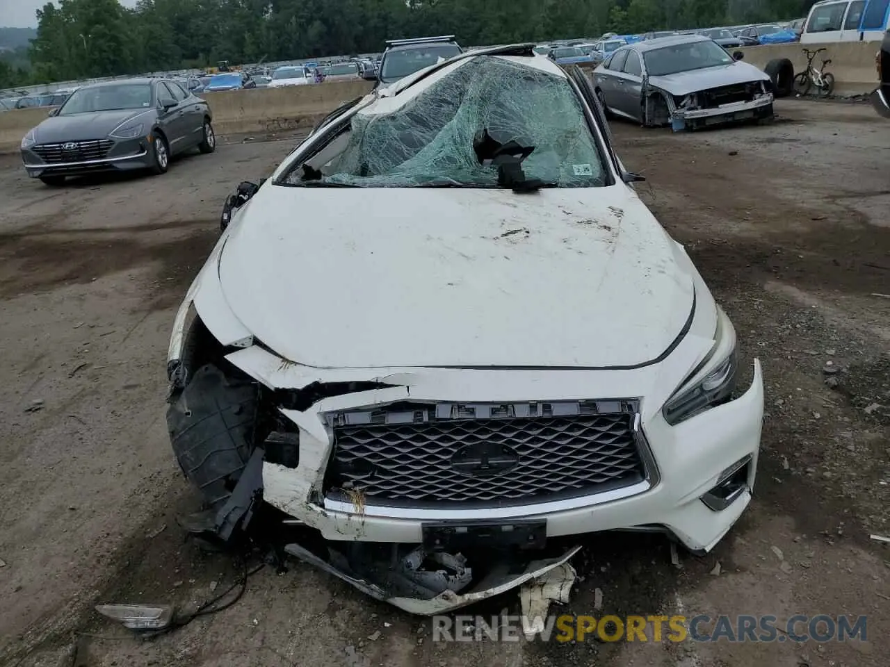 5 Photograph of a damaged car JN1EV7AR3KM550773 INFINITI Q50 2019