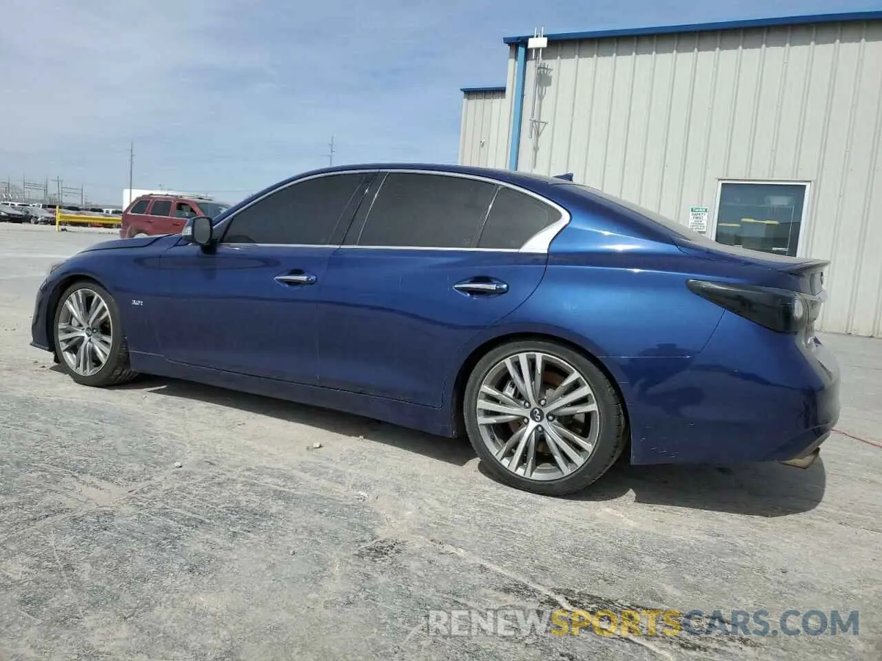 2 Photograph of a damaged car JN1EV7AR3KM551356 INFINITI Q50 2019