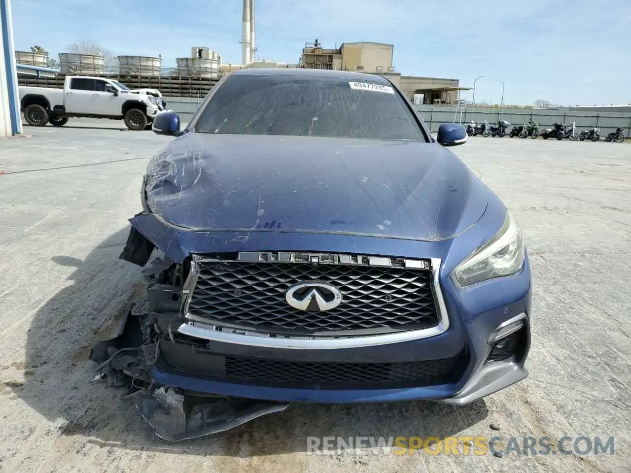 5 Photograph of a damaged car JN1EV7AR3KM551356 INFINITI Q50 2019