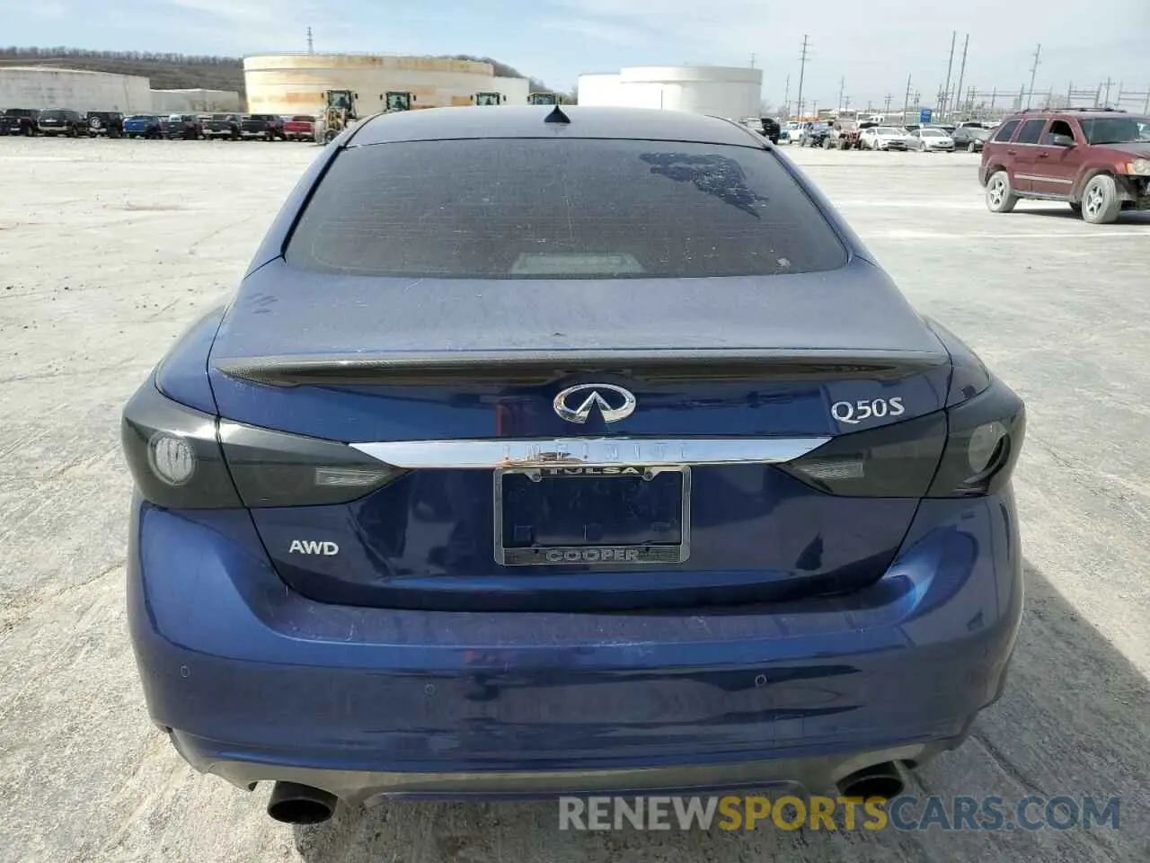 6 Photograph of a damaged car JN1EV7AR3KM551356 INFINITI Q50 2019