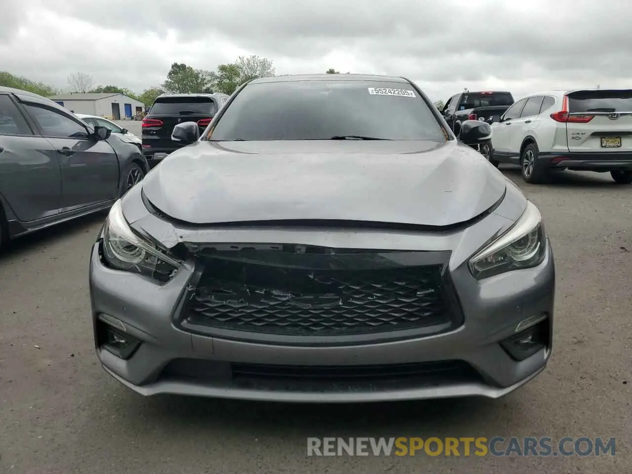 5 Photograph of a damaged car JN1EV7AR3KM551986 INFINITI Q50 2019