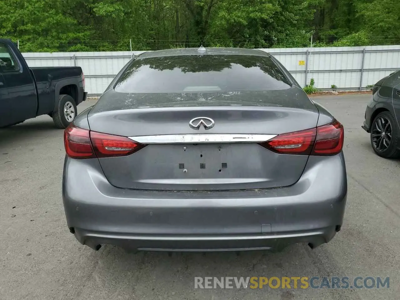6 Photograph of a damaged car JN1EV7AR3KM551986 INFINITI Q50 2019
