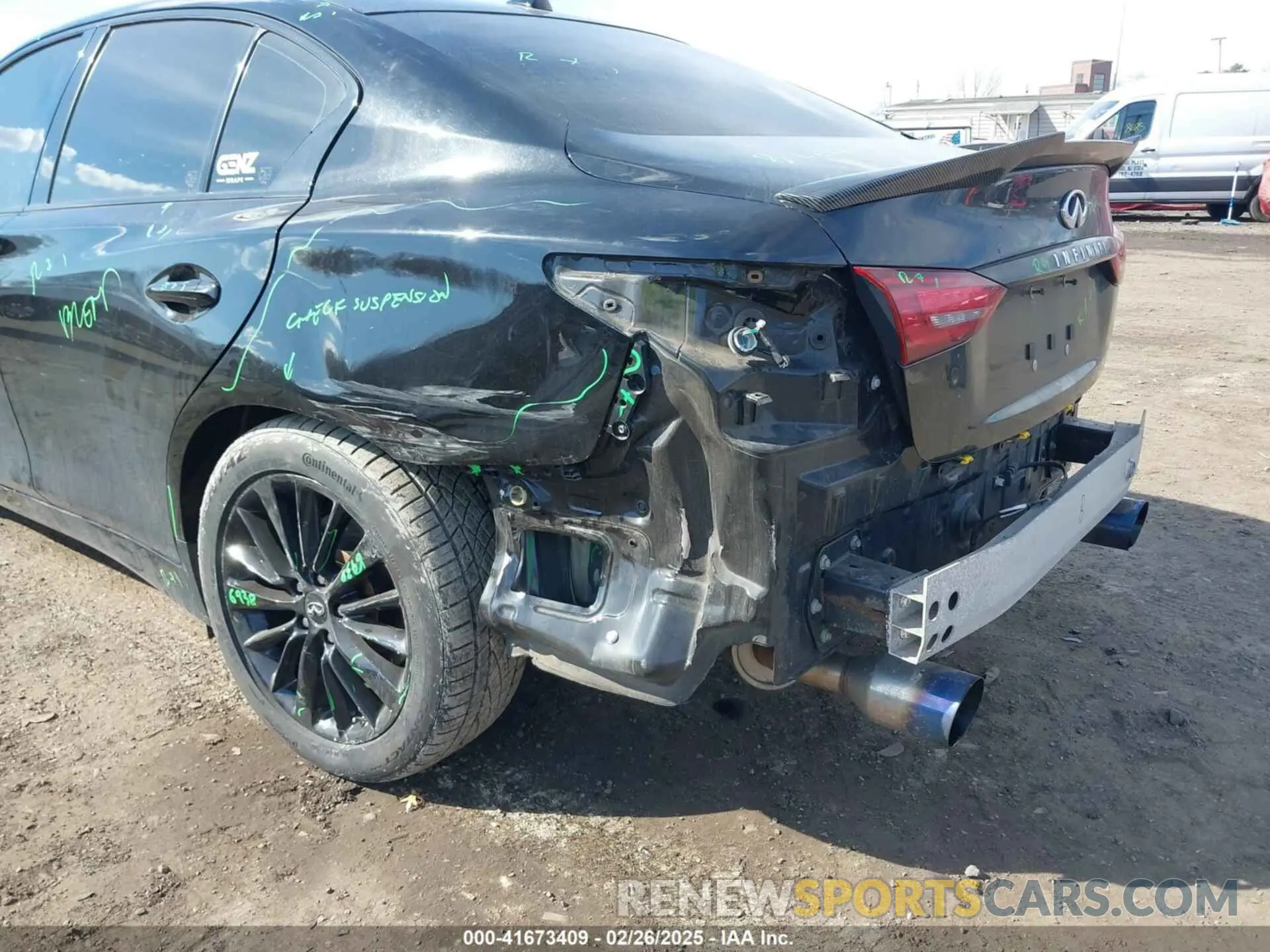 6 Photograph of a damaged car JN1EV7AR3KM554628 INFINITI Q50 2019
