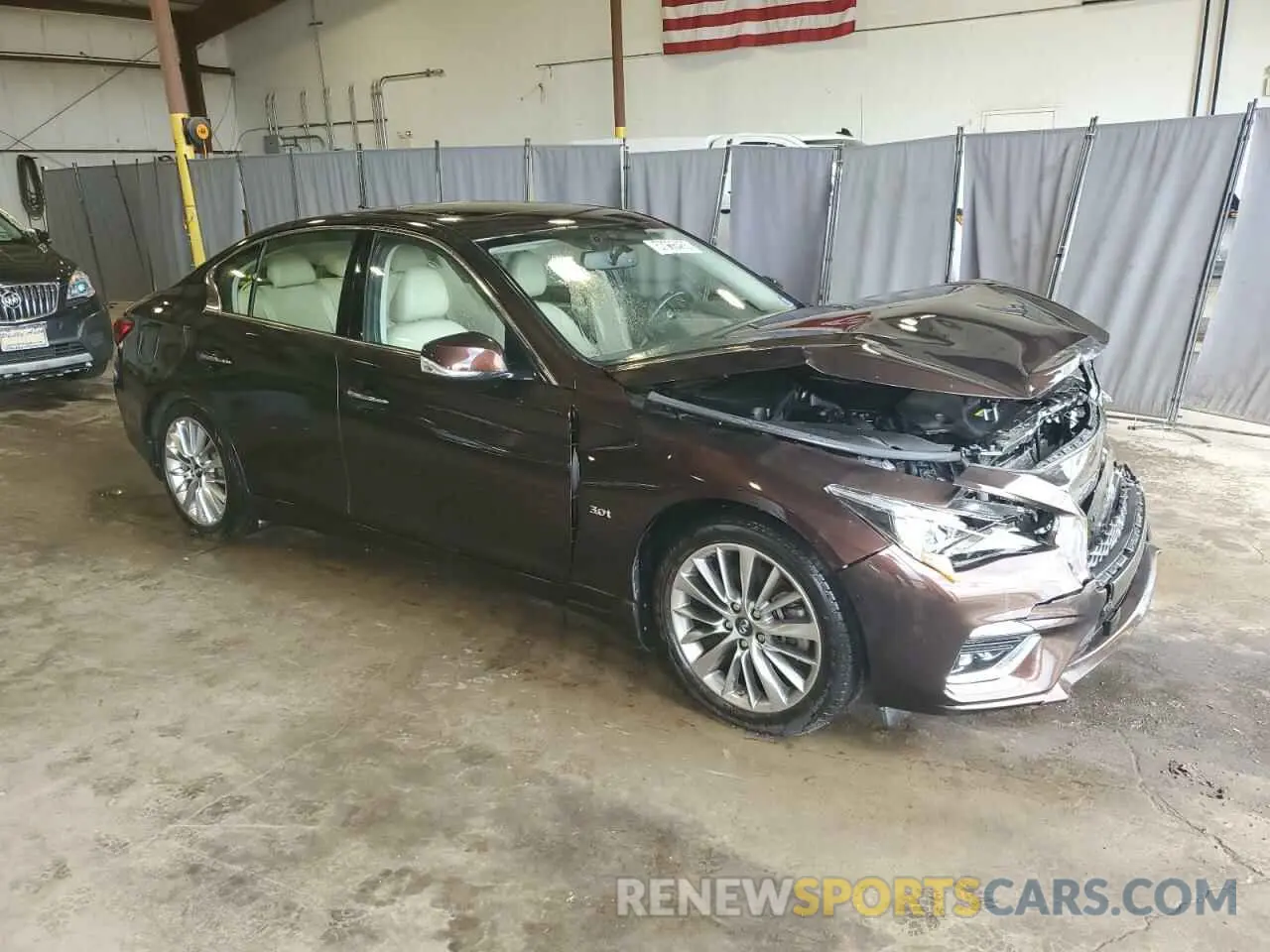 4 Photograph of a damaged car JN1EV7AR3KM593414 INFINITI Q50 2019