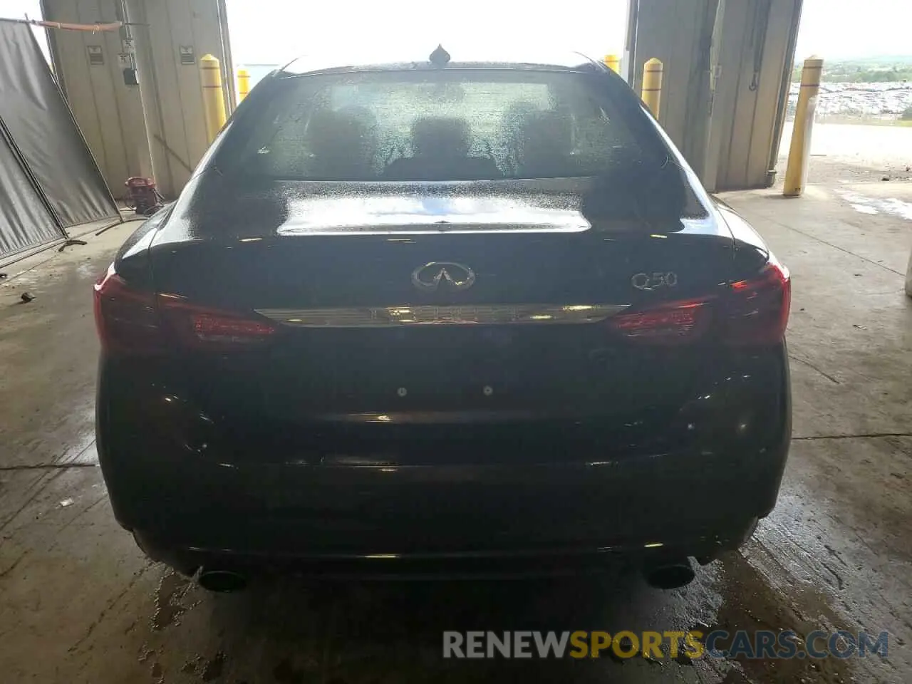 6 Photograph of a damaged car JN1EV7AR3KM593414 INFINITI Q50 2019