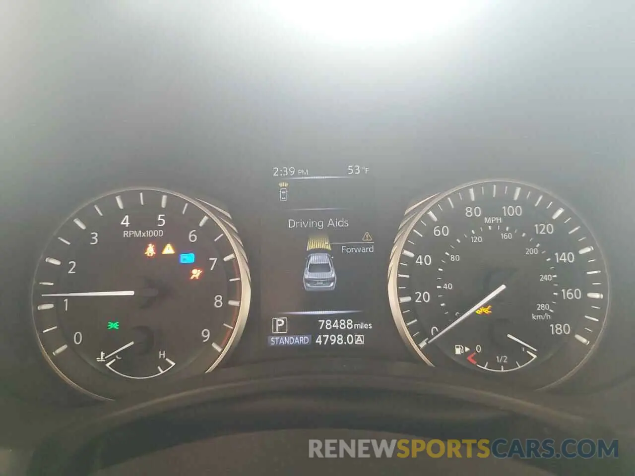 9 Photograph of a damaged car JN1EV7AR3KM593414 INFINITI Q50 2019