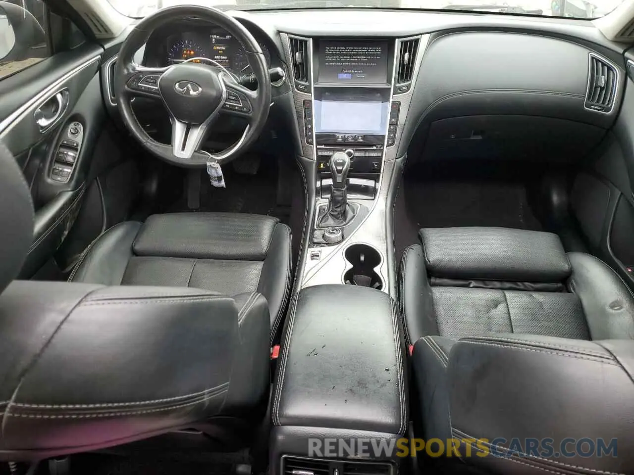 8 Photograph of a damaged car JN1EV7AR3KM593705 INFINITI Q50 2019