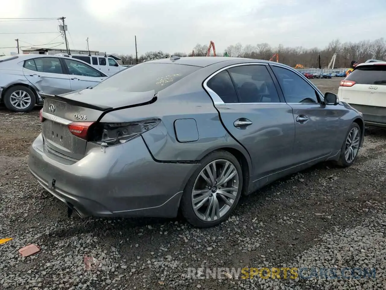 3 Photograph of a damaged car JN1EV7AR3KM594305 INFINITI Q50 2019