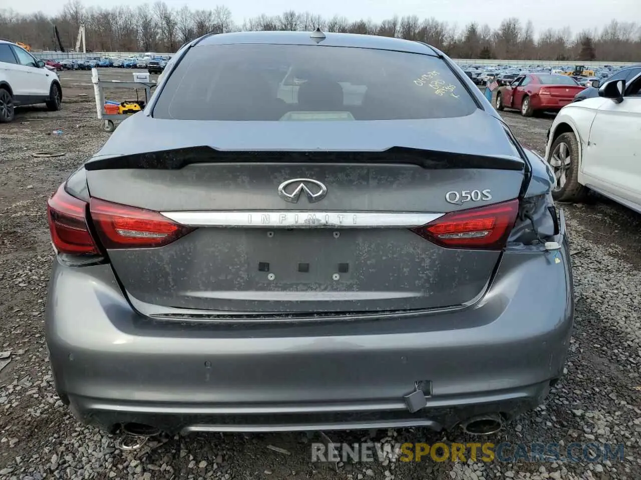 6 Photograph of a damaged car JN1EV7AR3KM594305 INFINITI Q50 2019