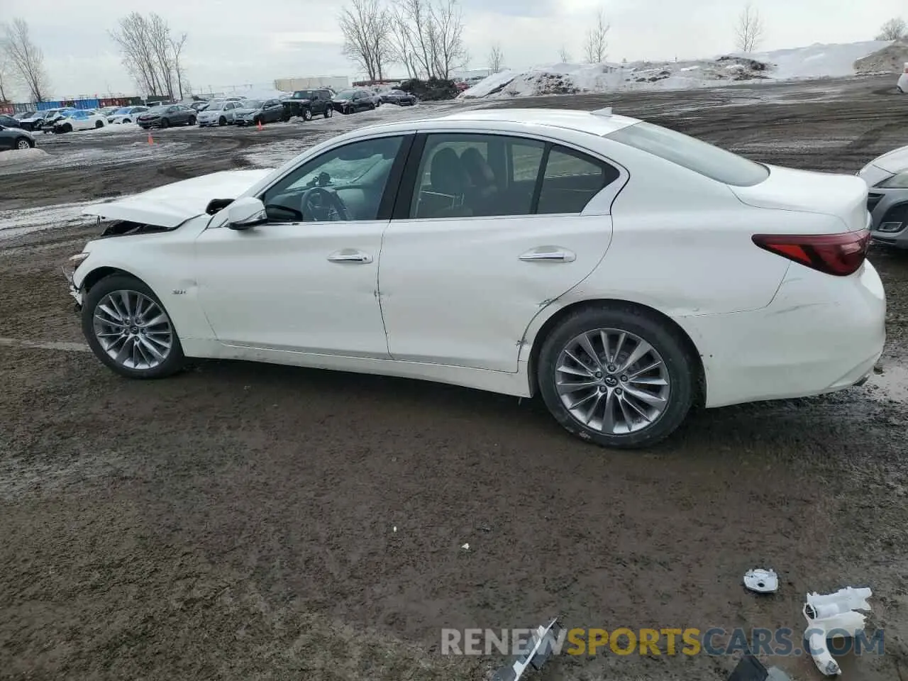 2 Photograph of a damaged car JN1EV7AR4KM553777 INFINITI Q50 2019