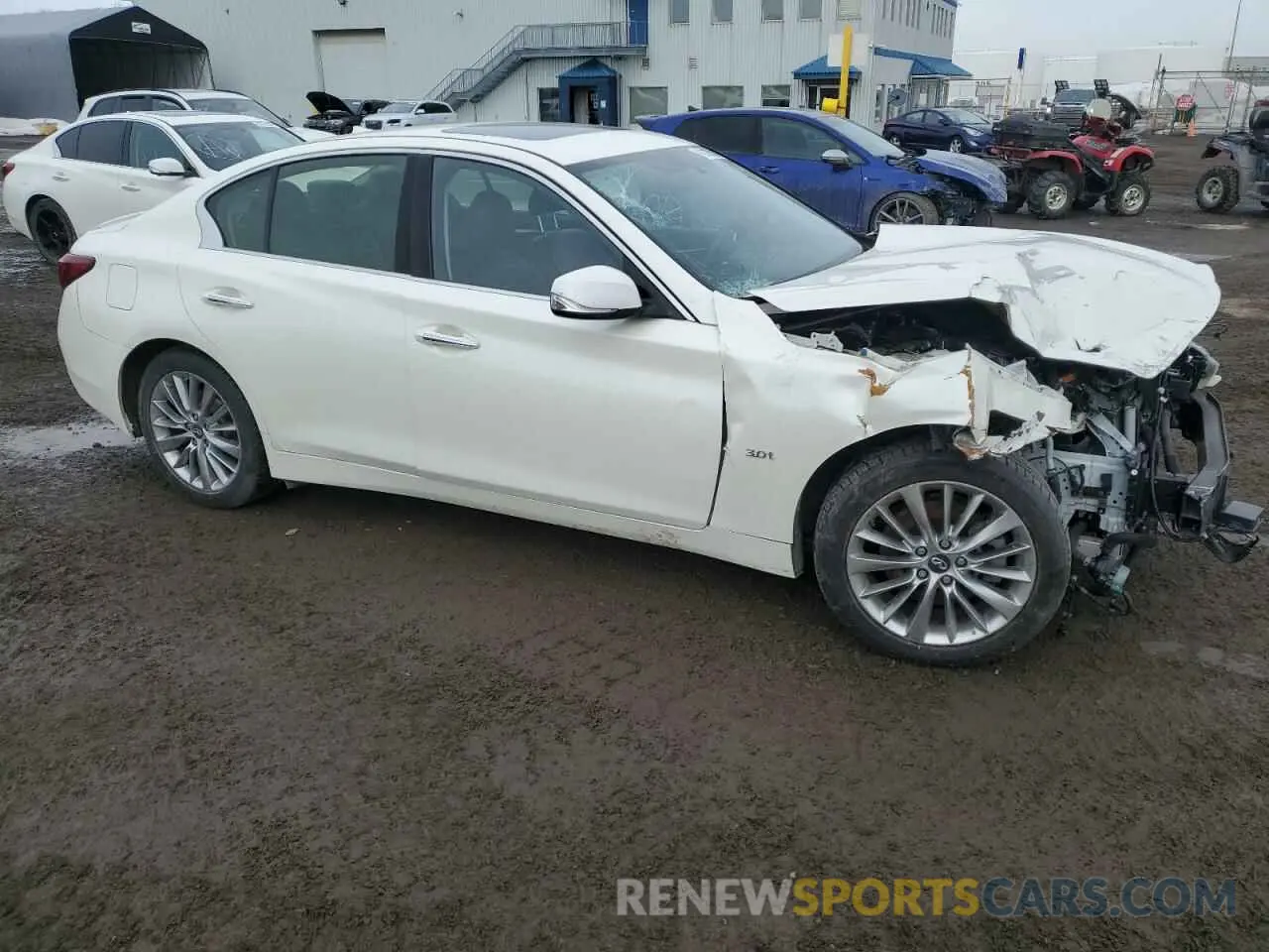 4 Photograph of a damaged car JN1EV7AR4KM553777 INFINITI Q50 2019