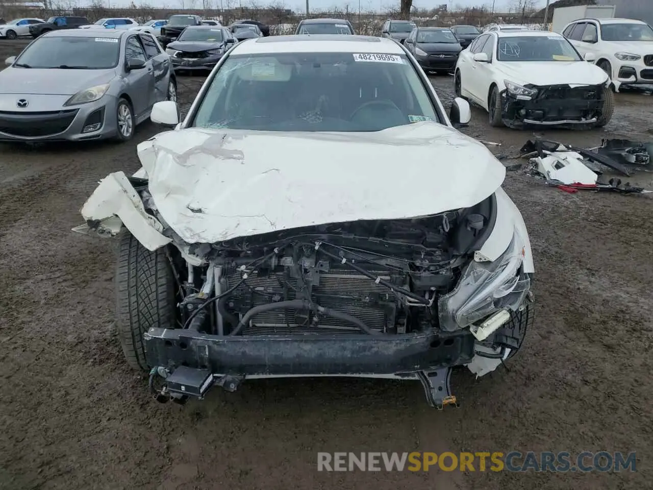 5 Photograph of a damaged car JN1EV7AR4KM553777 INFINITI Q50 2019
