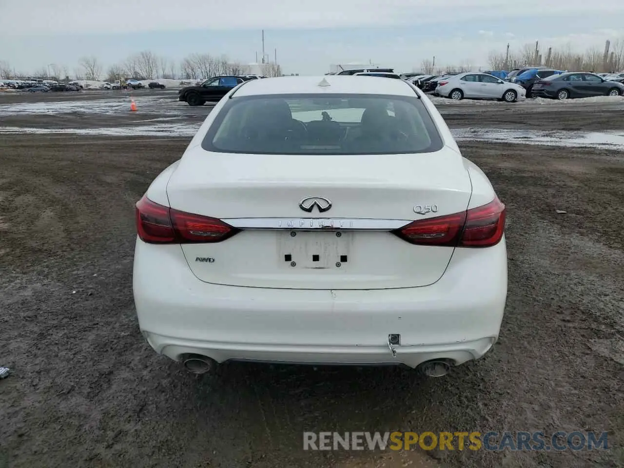 6 Photograph of a damaged car JN1EV7AR4KM553777 INFINITI Q50 2019
