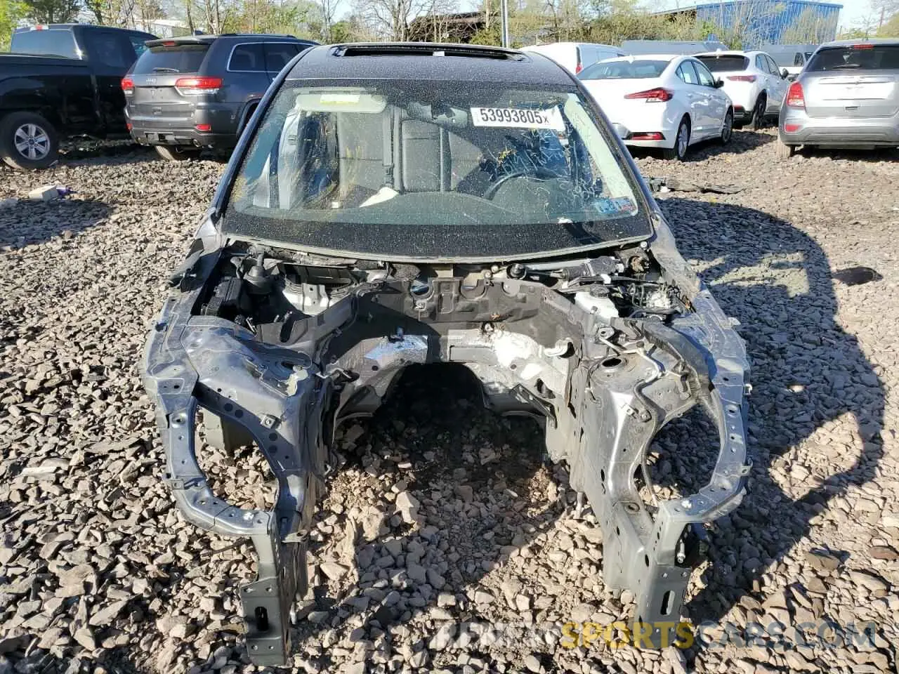 5 Photograph of a damaged car JN1EV7AR4KM556386 INFINITI Q50 2019