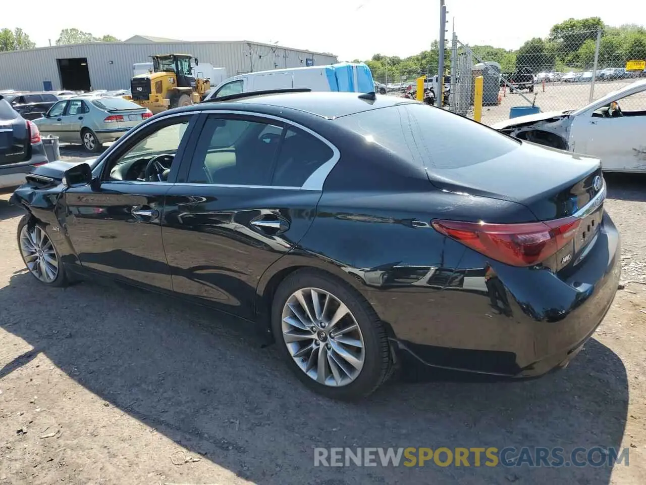 2 Photograph of a damaged car JN1EV7AR4KM558879 INFINITI Q50 2019