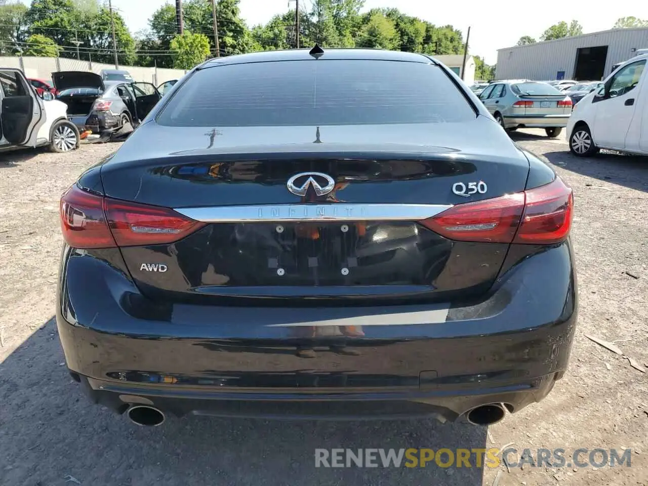 6 Photograph of a damaged car JN1EV7AR4KM558879 INFINITI Q50 2019