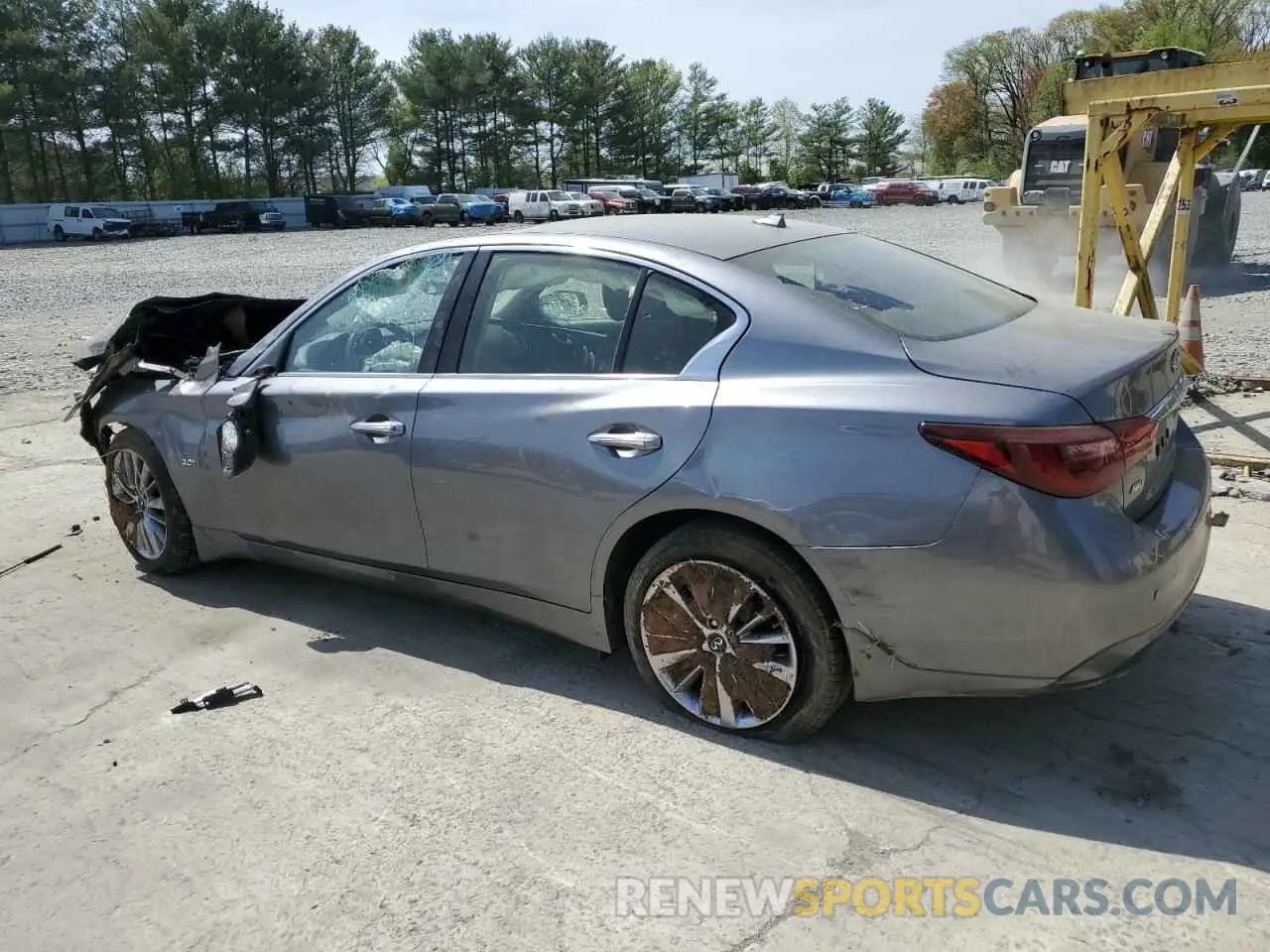 2 Photograph of a damaged car JN1EV7AR4KM558896 INFINITI Q50 2019