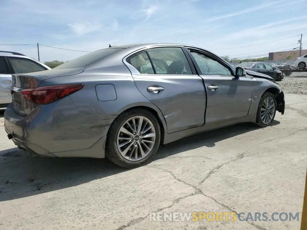 3 Photograph of a damaged car JN1EV7AR4KM558896 INFINITI Q50 2019