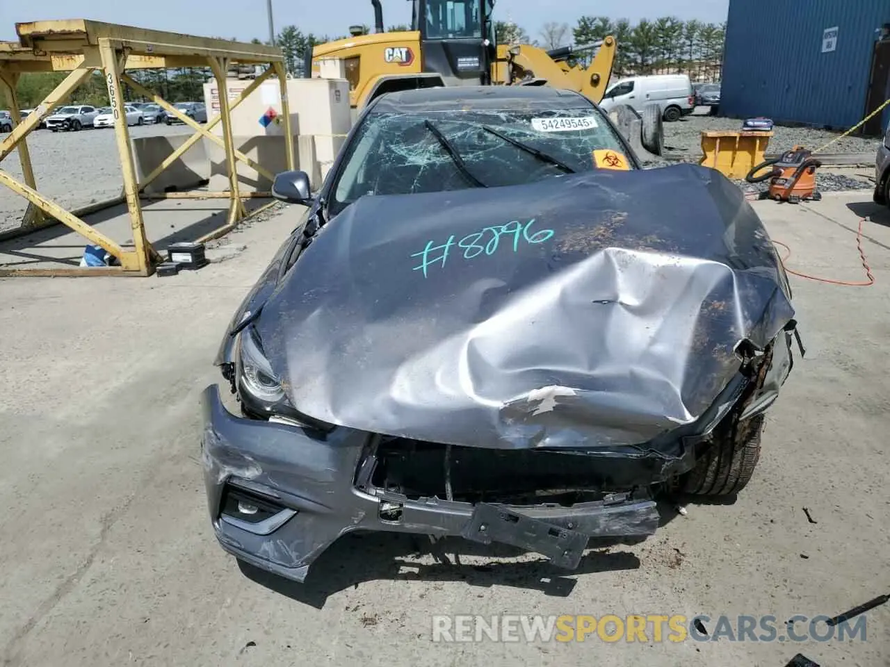 5 Photograph of a damaged car JN1EV7AR4KM558896 INFINITI Q50 2019