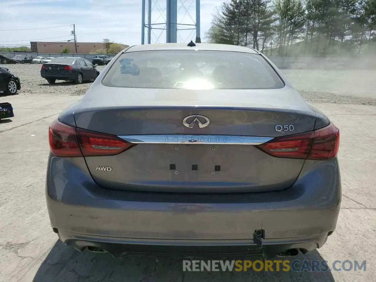 6 Photograph of a damaged car JN1EV7AR4KM558896 INFINITI Q50 2019