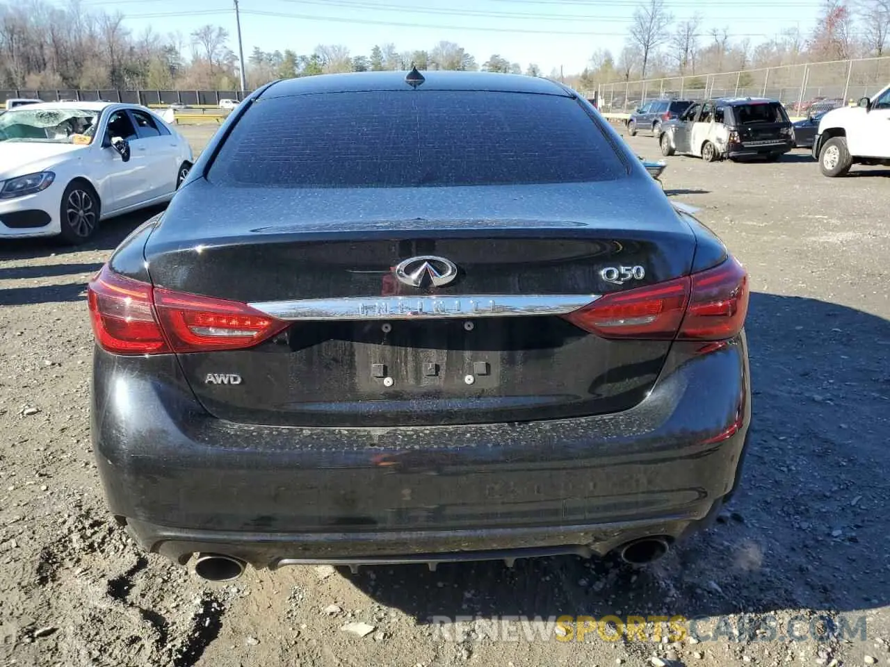 6 Photograph of a damaged car JN1EV7AR4KM559286 INFINITI Q50 2019