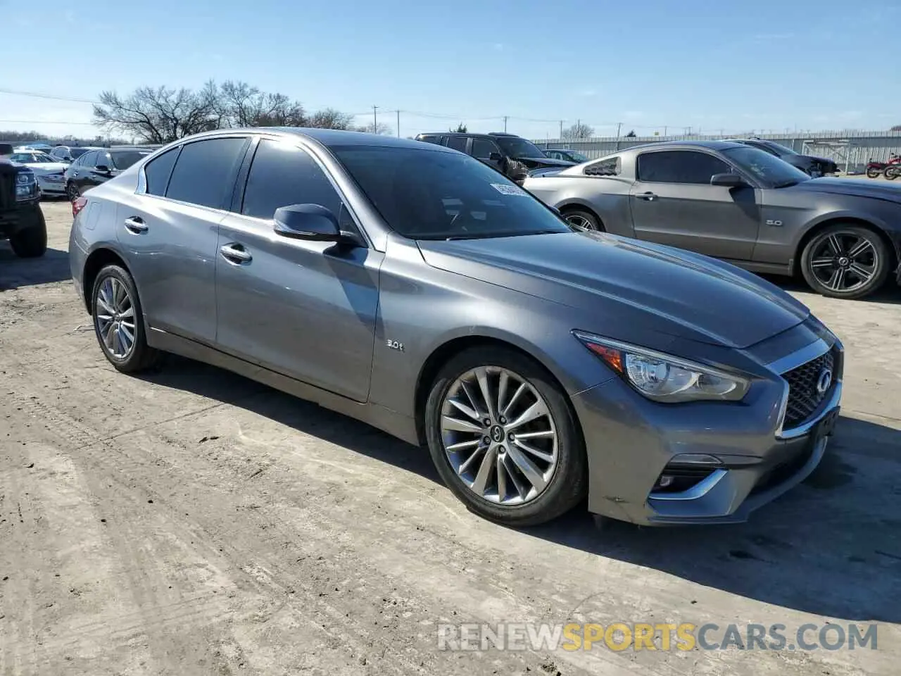 4 Photograph of a damaged car JN1EV7AR4KM591722 INFINITI Q50 2019
