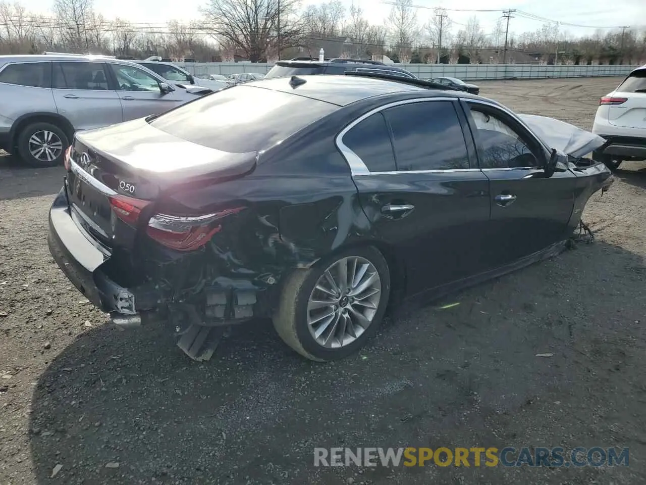 3 Photograph of a damaged car JN1EV7AR4KM592160 INFINITI Q50 2019