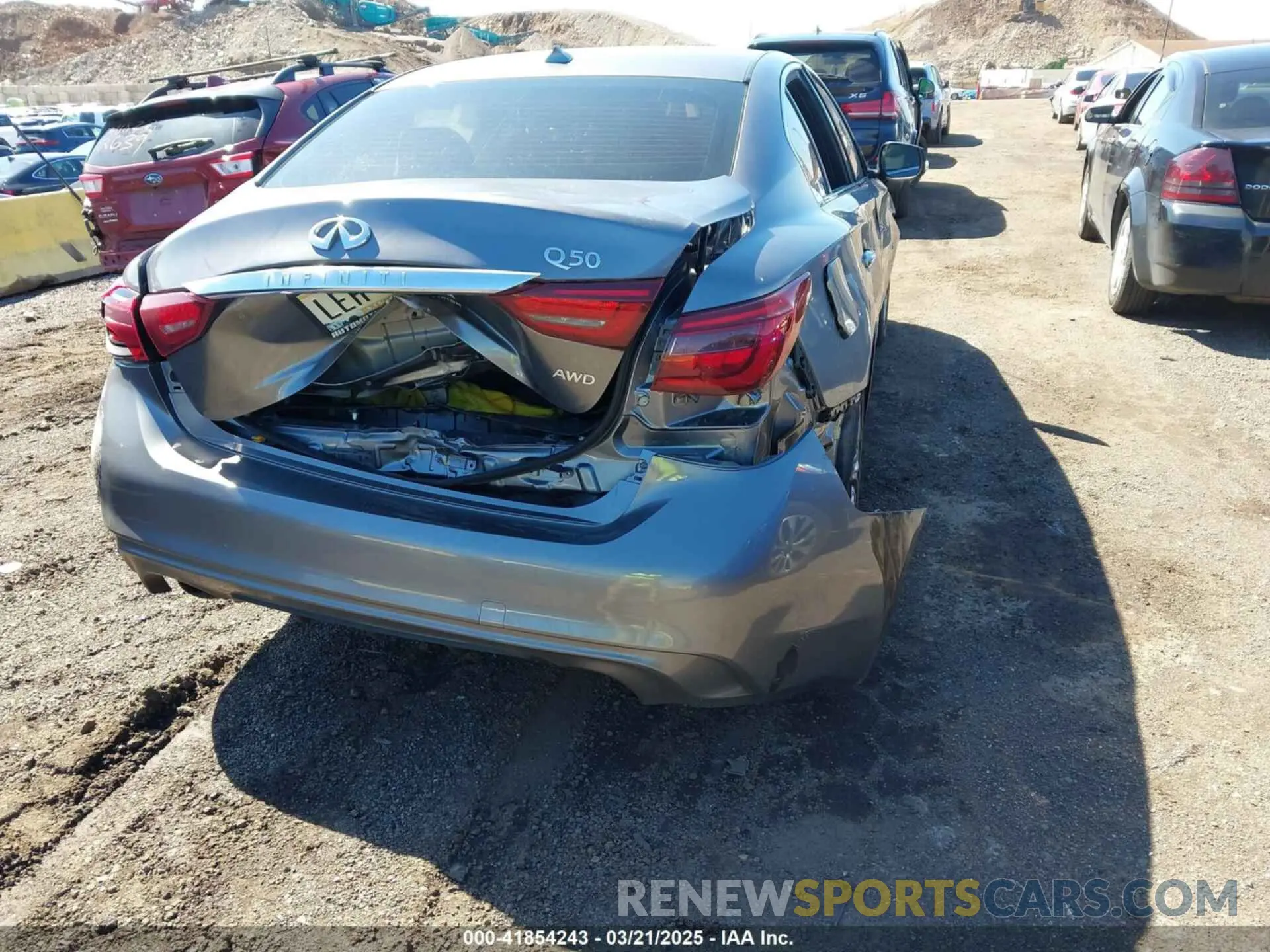 16 Photograph of a damaged car JN1EV7AR5KM552377 INFINITI Q50 2019