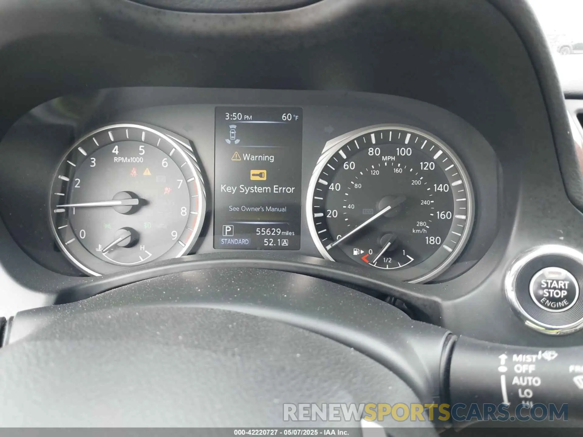 7 Photograph of a damaged car JN1EV7AR5KM552685 INFINITI Q50 2019