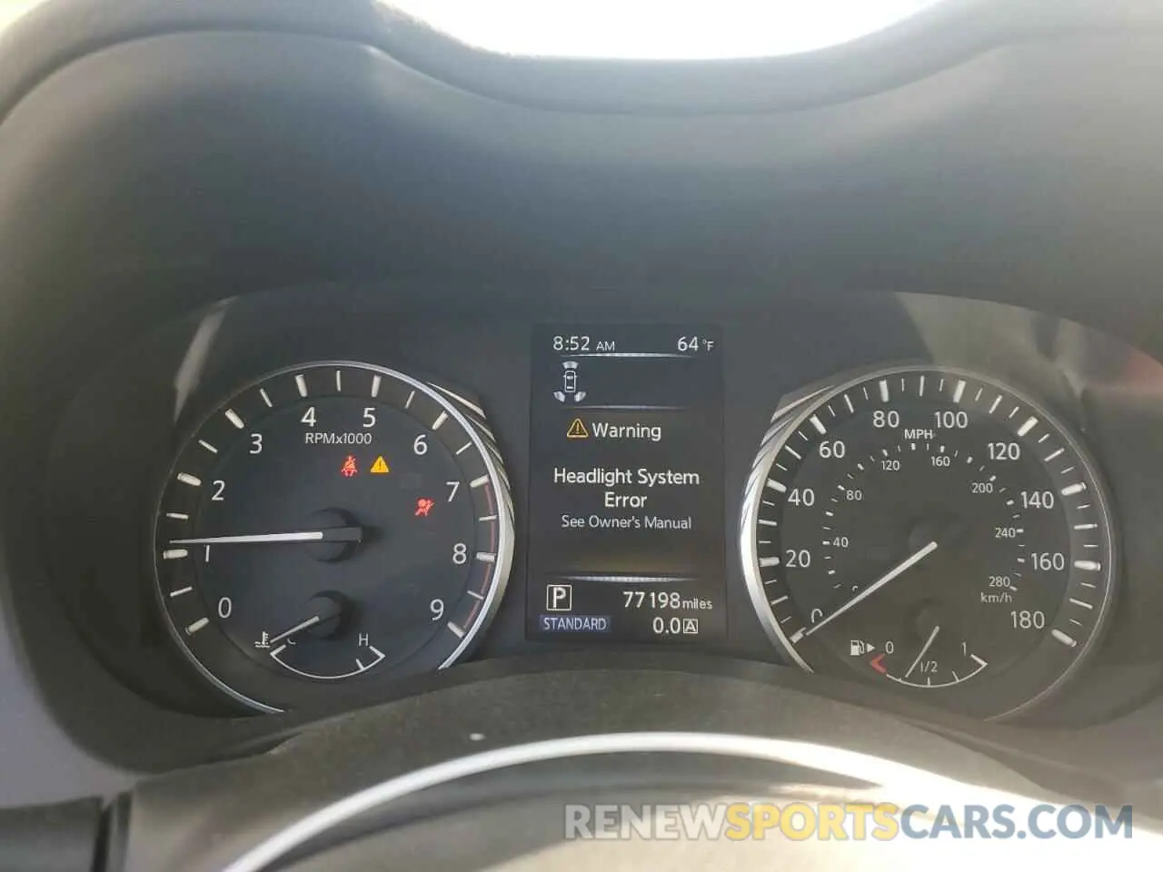 9 Photograph of a damaged car JN1EV7AR5KM556171 INFINITI Q50 2019