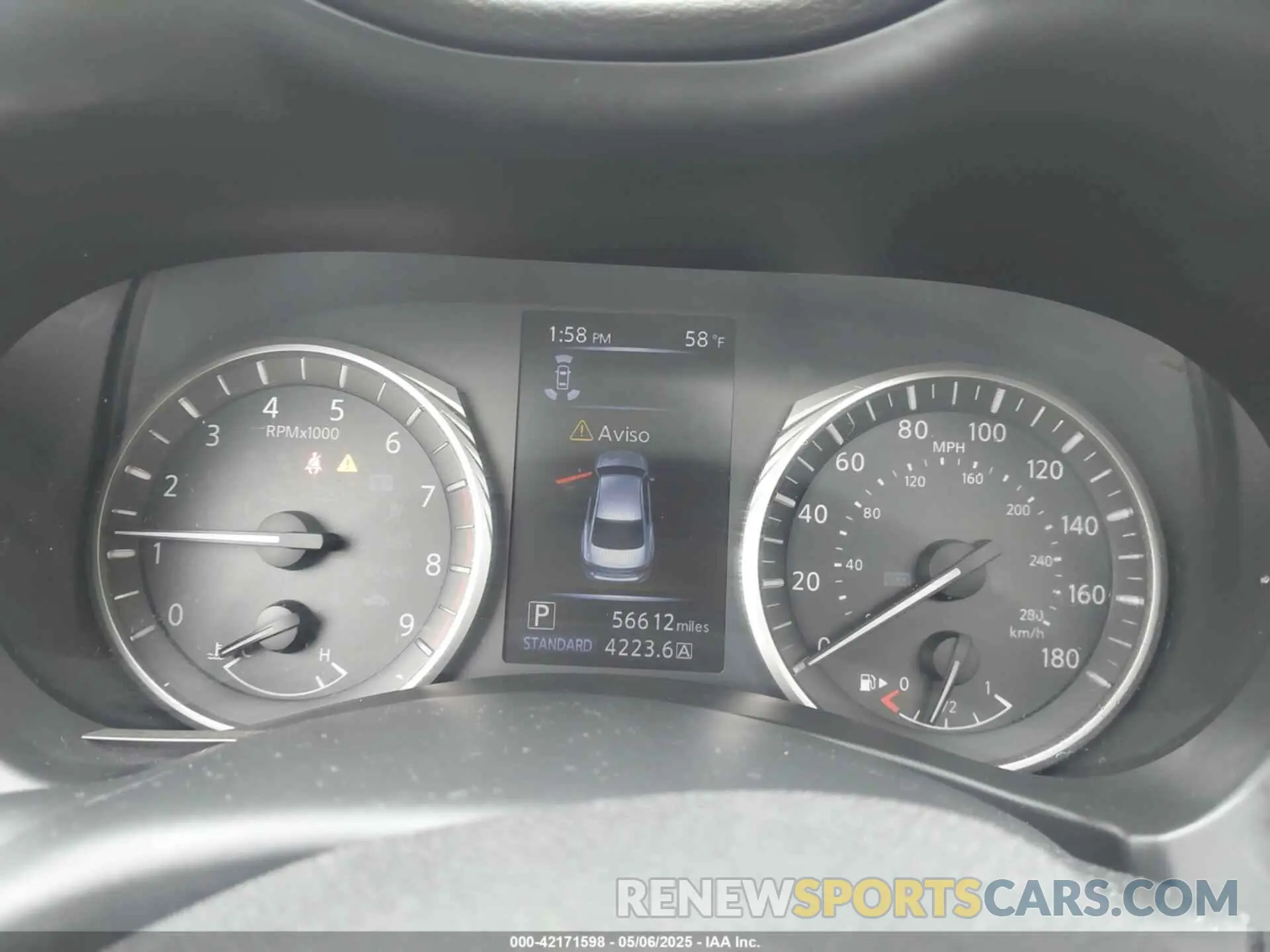 7 Photograph of a damaged car JN1EV7AR6KM550265 INFINITI Q50 2019