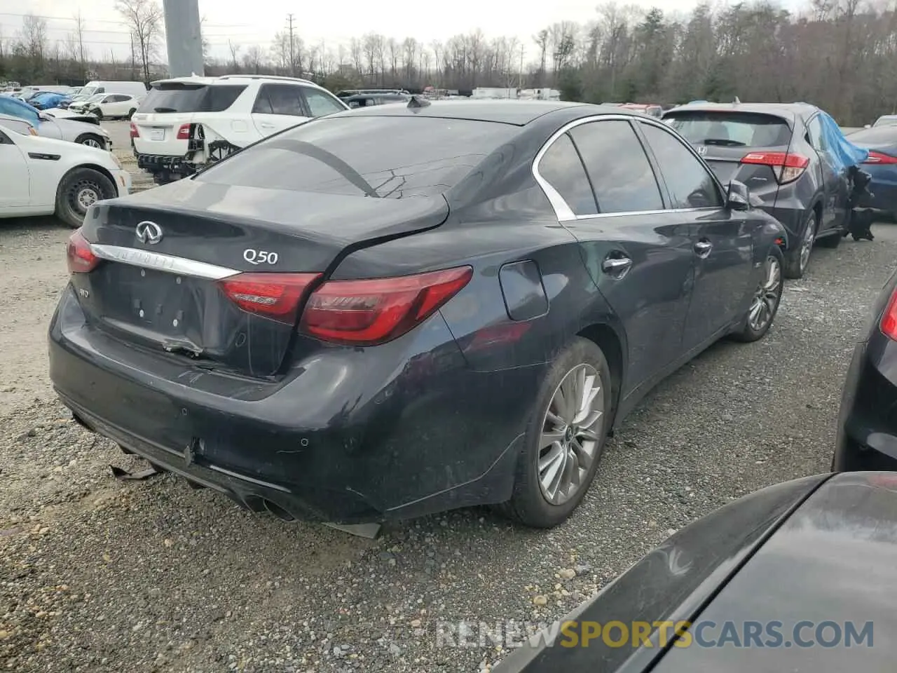 3 Photograph of a damaged car JN1EV7AR6KM553747 INFINITI Q50 2019