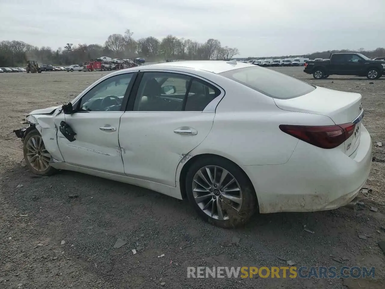 2 Photograph of a damaged car JN1EV7AR6KM590457 INFINITI Q50 2019