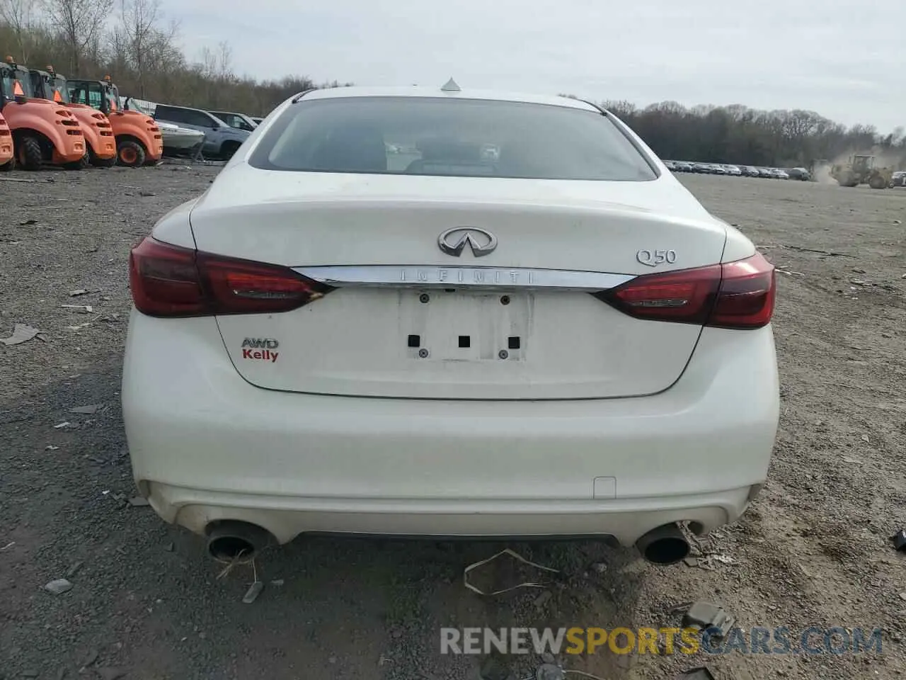 6 Photograph of a damaged car JN1EV7AR6KM590457 INFINITI Q50 2019
