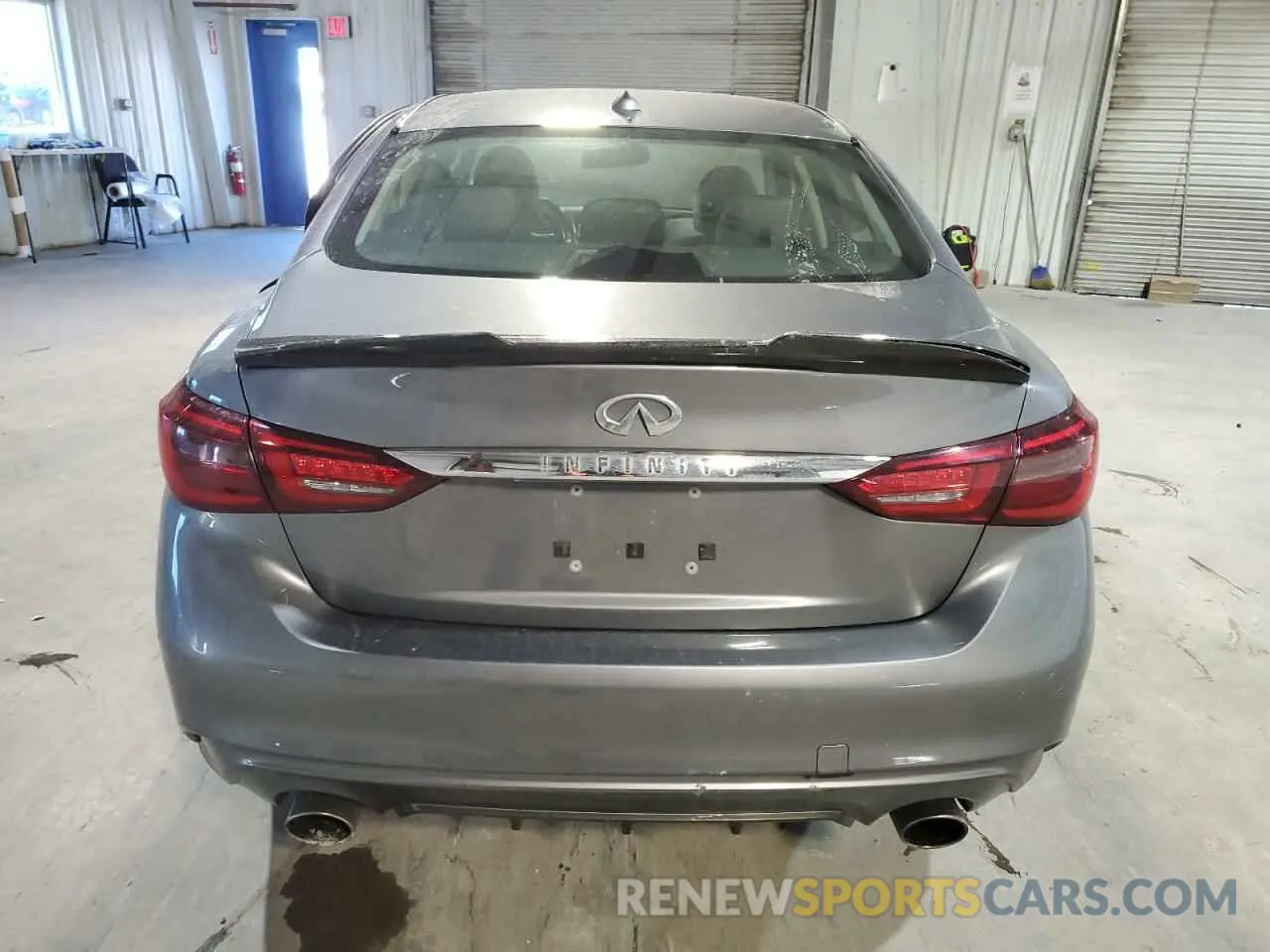 6 Photograph of a damaged car JN1EV7AR6KM590488 INFINITI Q50 2019